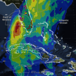 Hurricane Ian rainfall accumulation through 9UTC Sept. 30, 2022