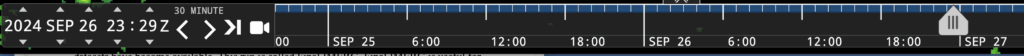 Worldview time bar